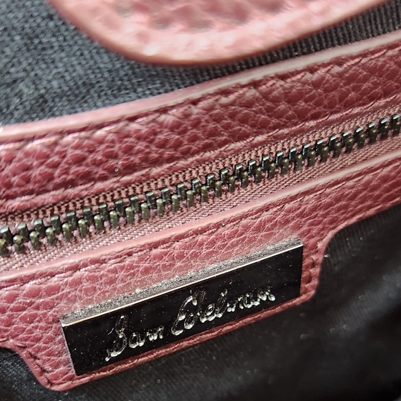 Gorgeous SAM EDELMAN Portwine Suede and Leather Vintage Chic Bag EUC - Picture 10 of 14